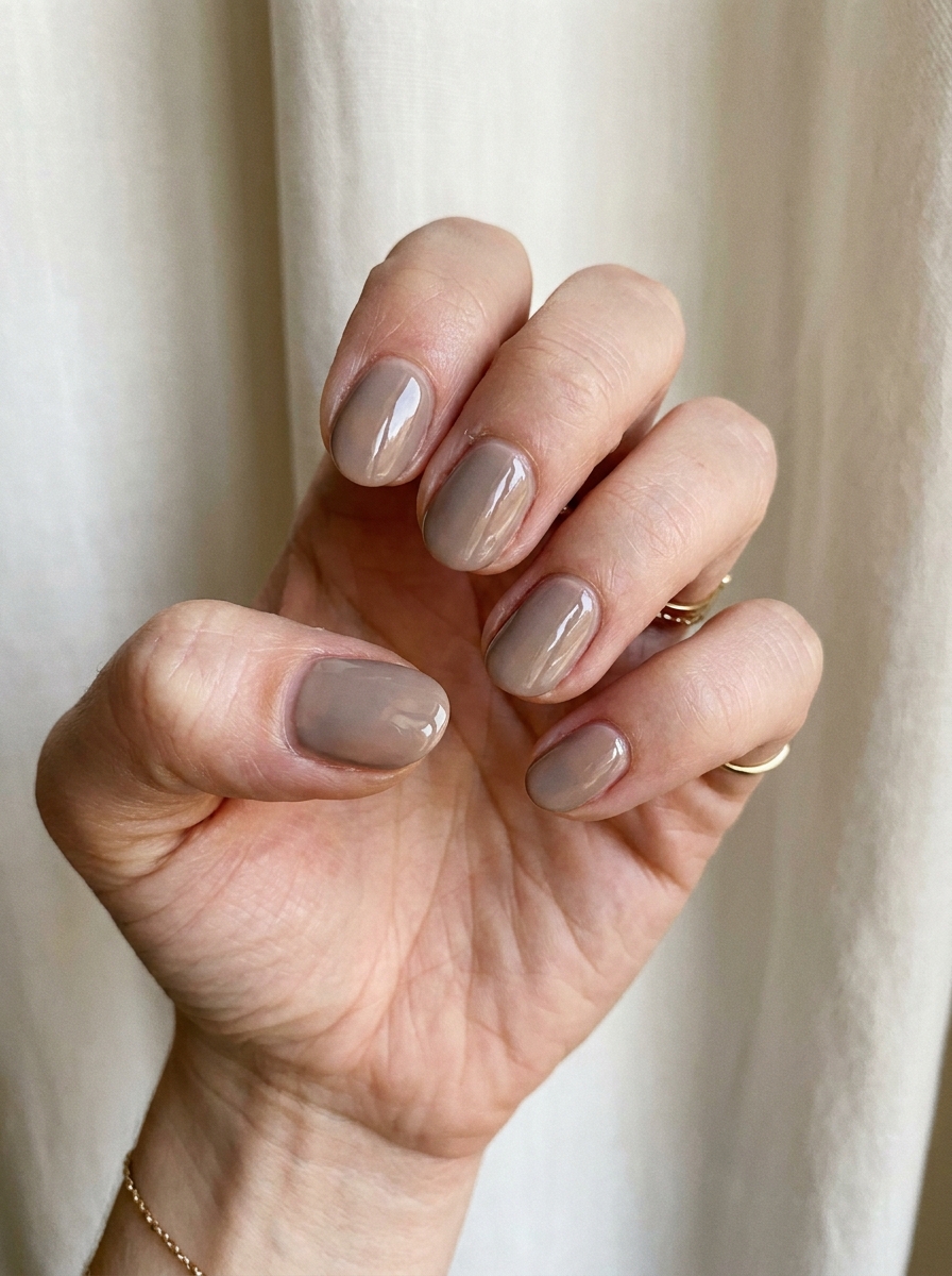Taupe als Herbst Nagelfarben Inspiration 2026